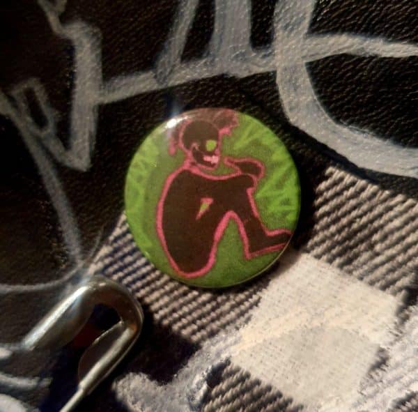 Sad Punk Pin Badge