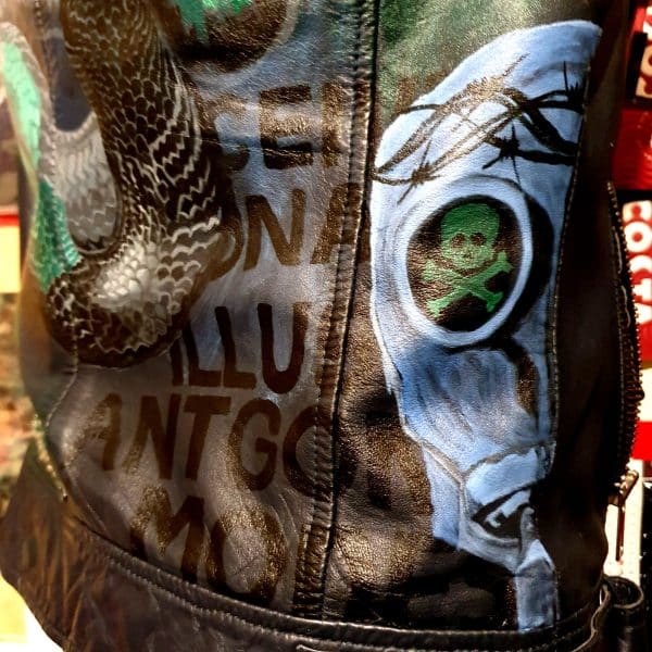 Soen Emerald Snake Metal Punk Jacket - Image 10