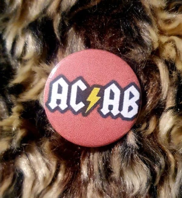 ACAB ACDC Punk Pin