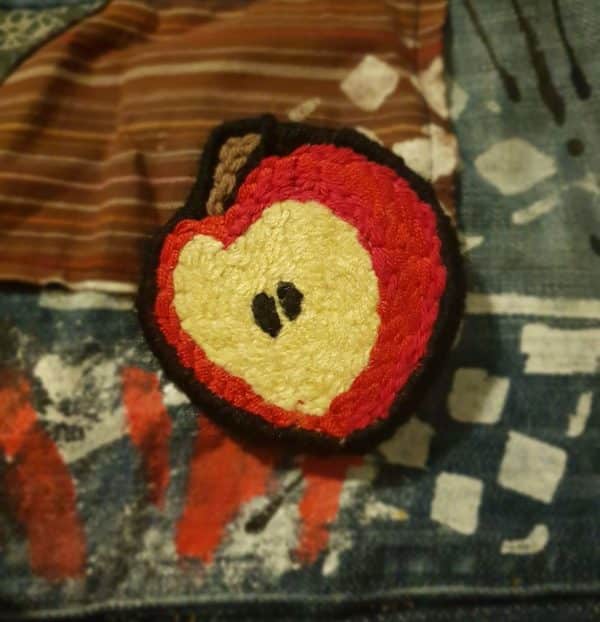 Ateez Jongho Half Apple Punk Patch