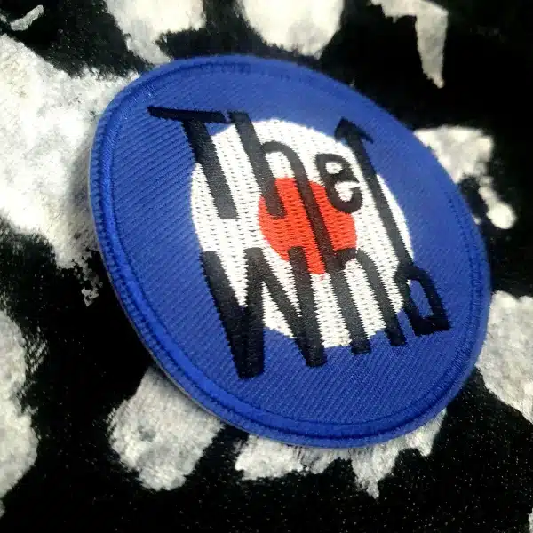 The Who Rock Metal Red Black Punk Patch