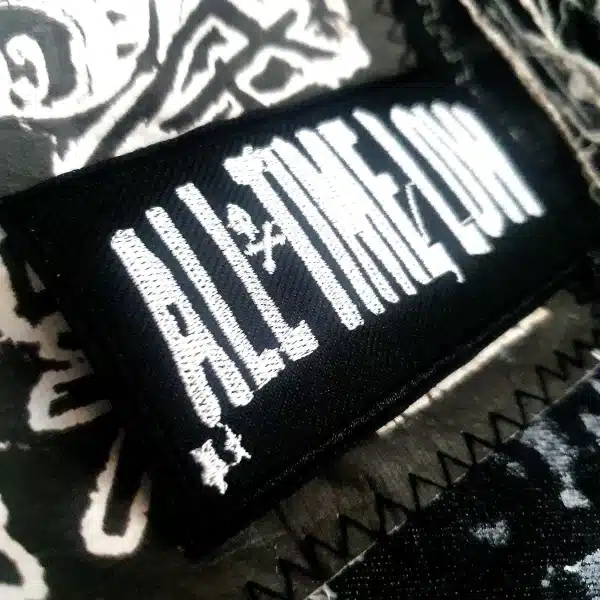 All Time Low Rock Metal Red Black Punk Patch