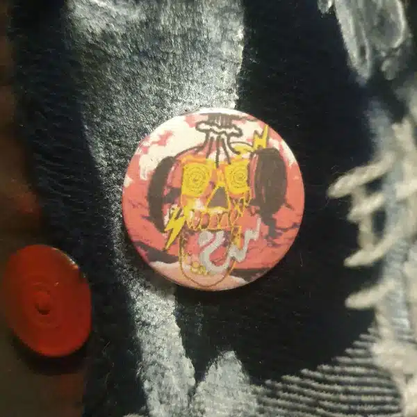 Heavy Metal Pin Badge