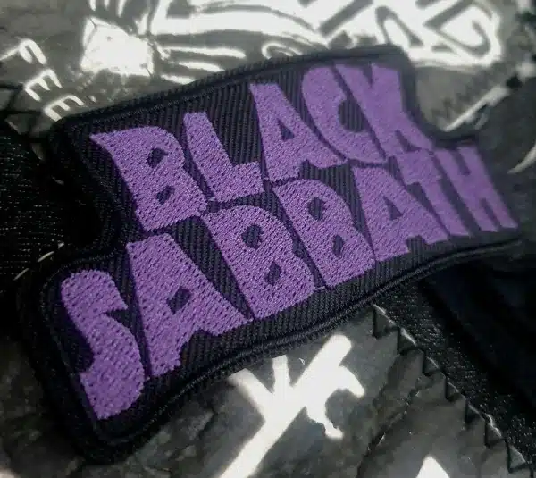 Black Sabbath Rock Metal Red Black Punk Patch