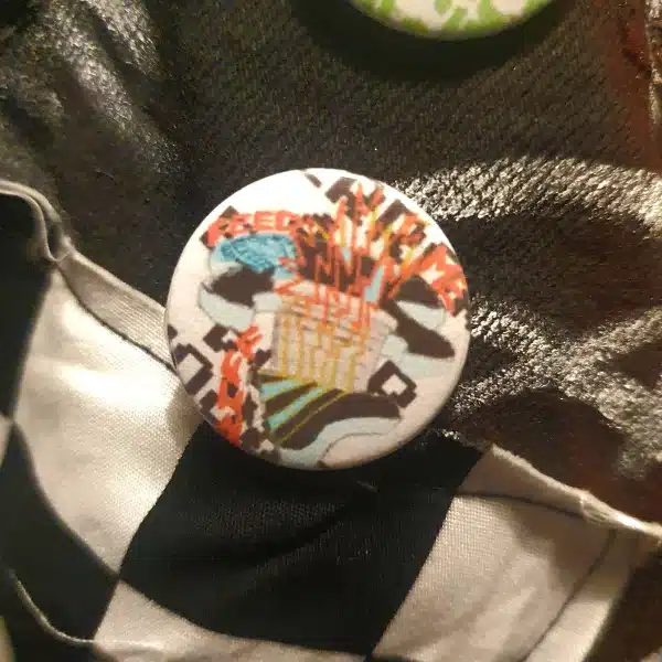 Feed Me Riffs Pin Badge