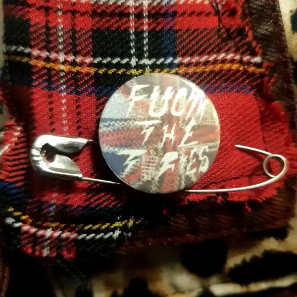 Fuck The Tories Pin Badge