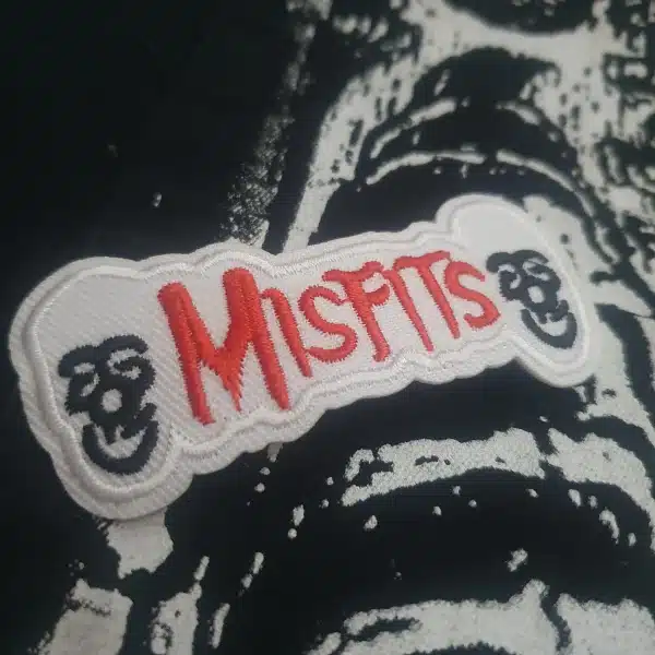 Misfits Punk Rock Band Red White Patch